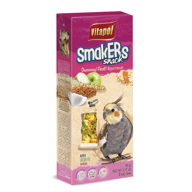 VITAPOL Smakers Kolba owocowa dla nimfy (2 szt.)