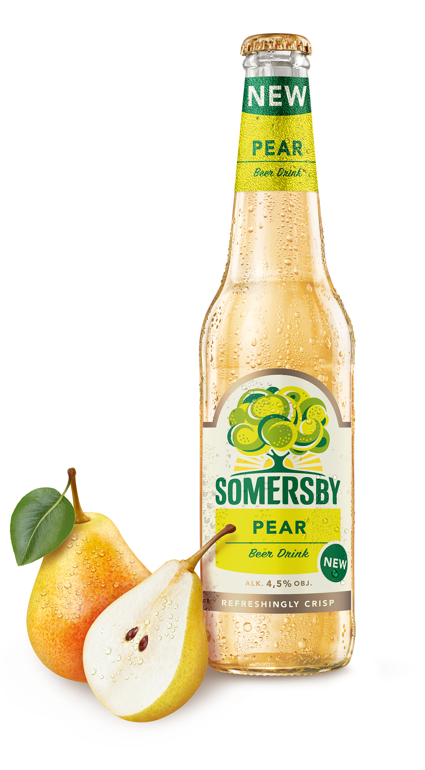 SOMERSBY PEAR Napój piwny o smaku gruszki (butelka bezzwrotna)
