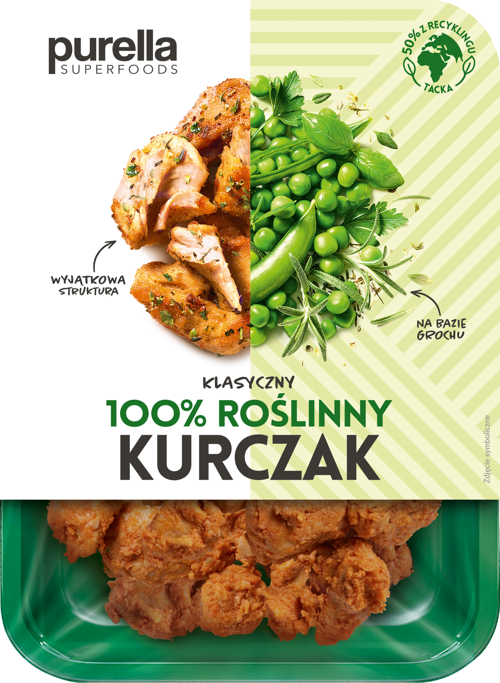 PURELLA SUPERFOODS Kurczak roślinny klasyczny