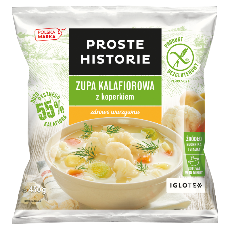 PROSTE HISTORIE Zupa kalafiorowa z koperkiem