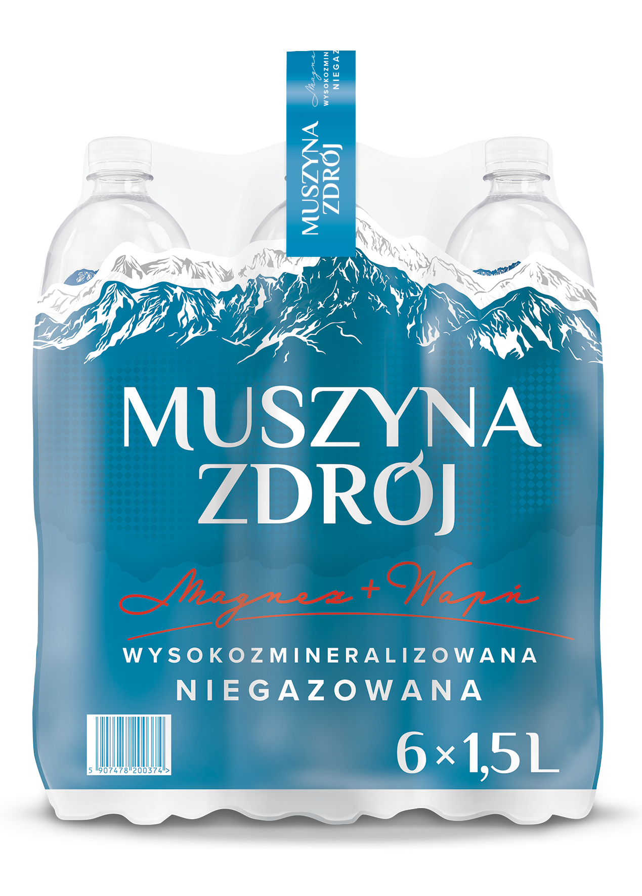 MUSZYNA ZDRÓJ Woda wysokozmineralizowana niegazowana