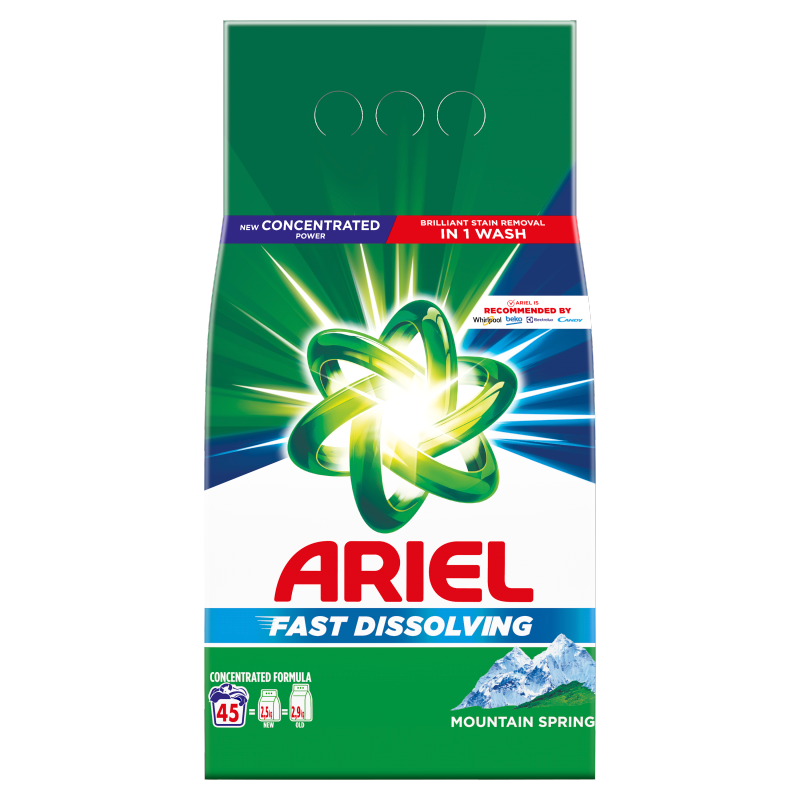 ARIEL Mountain Spring Proszek do prania białych i jasnych tkanin 45 prań frisco.pl