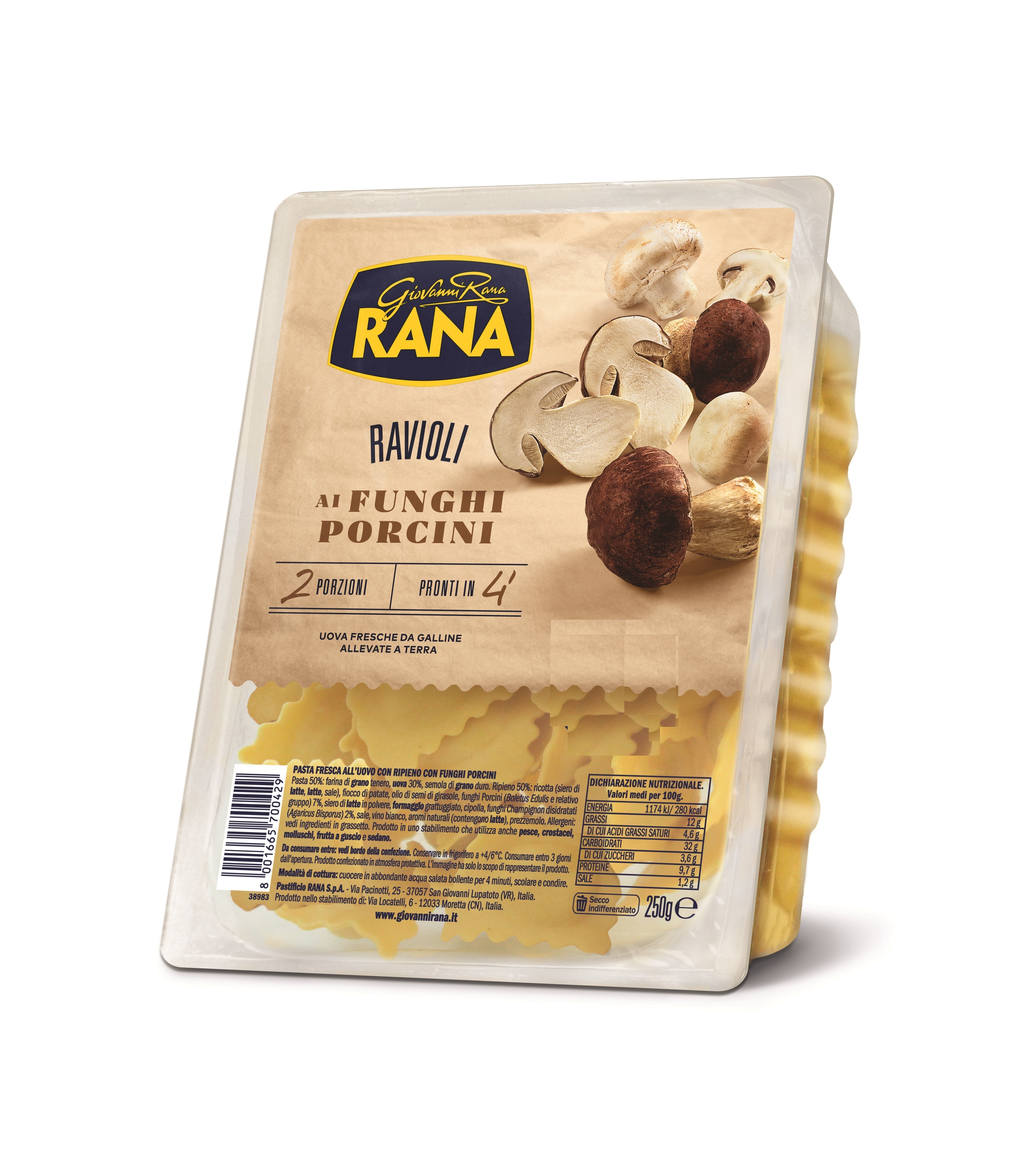RANA Ravioli z borowikami (świeże)