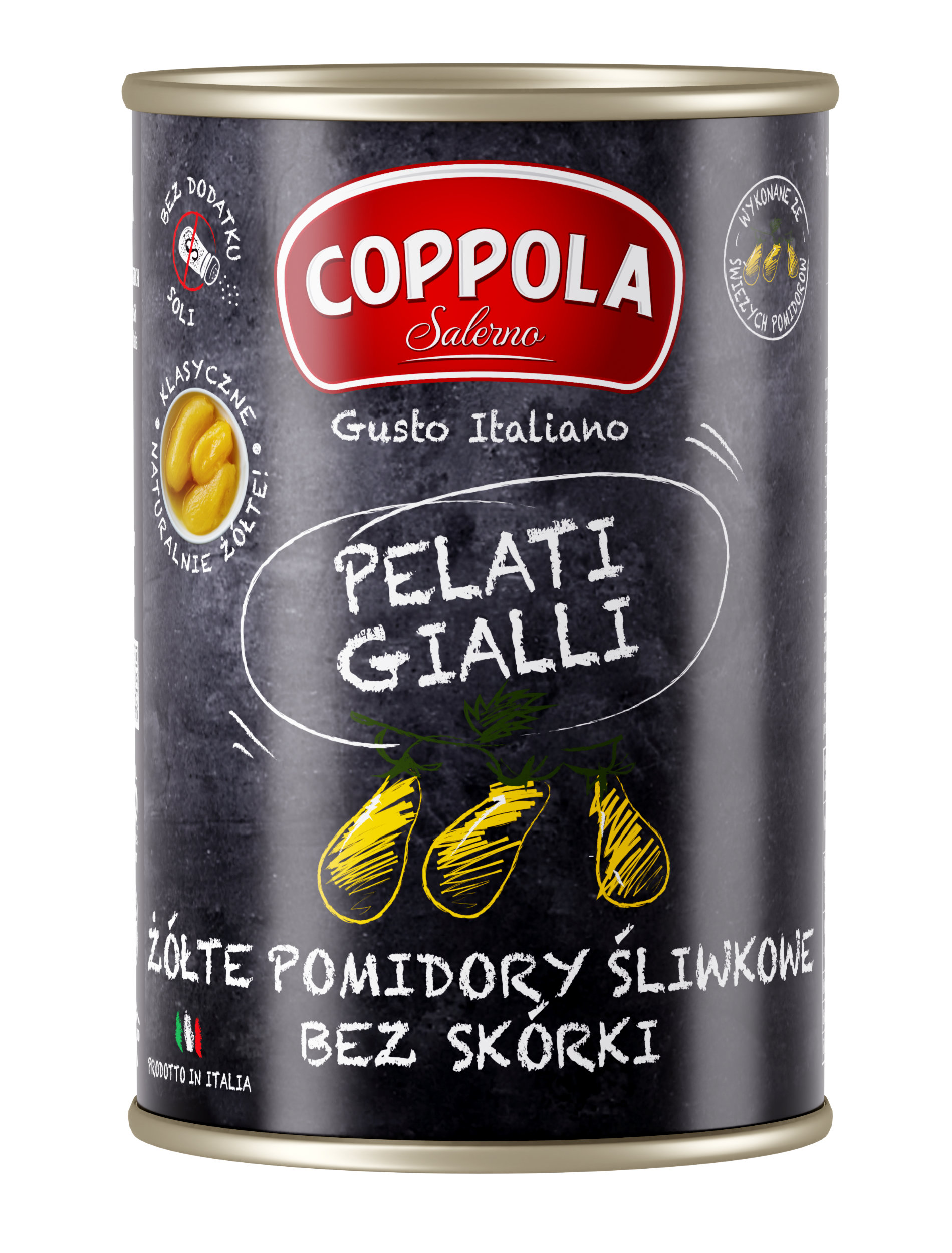 COPPOLA Żółte pomidory śliwkowe (bez skóry)