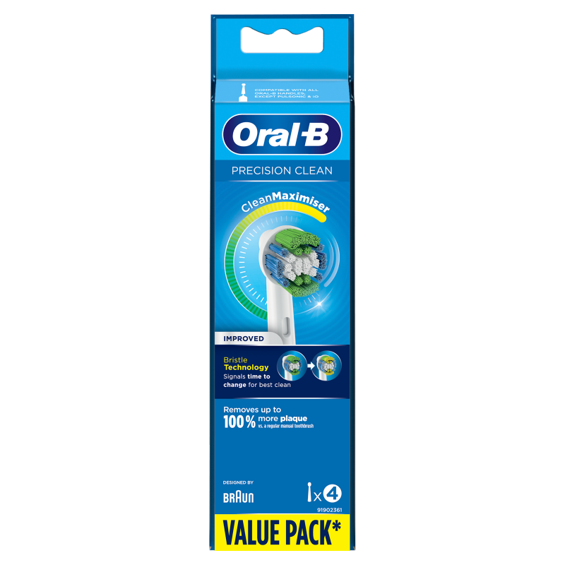 ORAL-B Końcówki do szczoteczki PrecisionClean CleanMaximiser 4 sztuki
