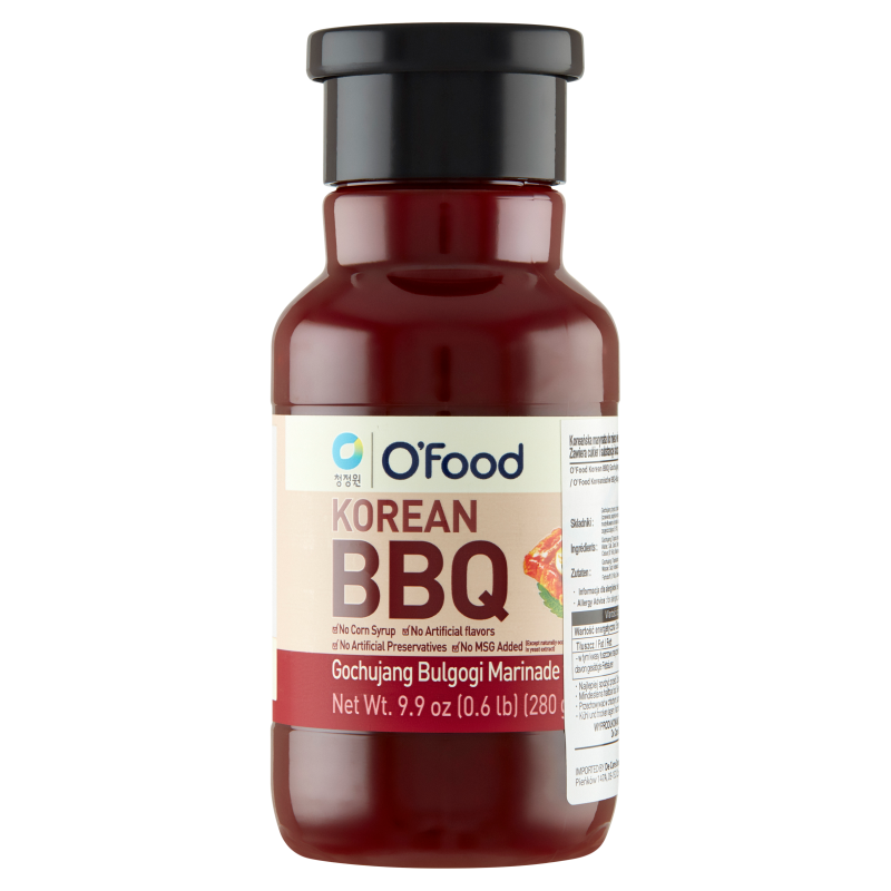 O'FOOD Marynata do mięsa wieprzowego Gochujang Bulgogi (koreańska)
