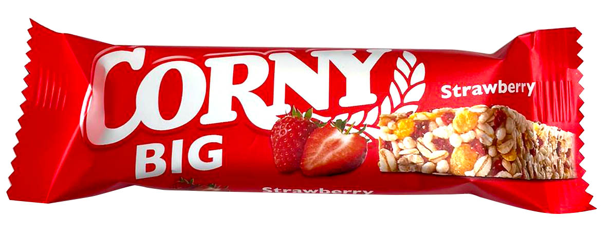 CORNY Big Baton zbożowy truskawkowy