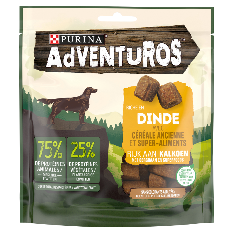 ADVENTUROS Przekąski dla psów bogate w indyka