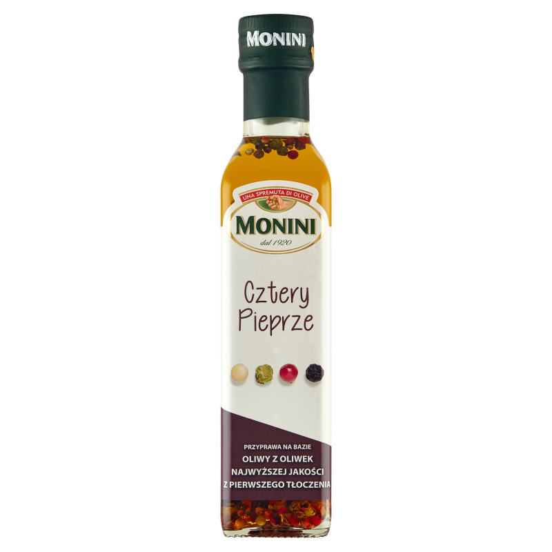 MONINI Oliwa z oliwek Extra Vergine cztery pieprze frisco.pl