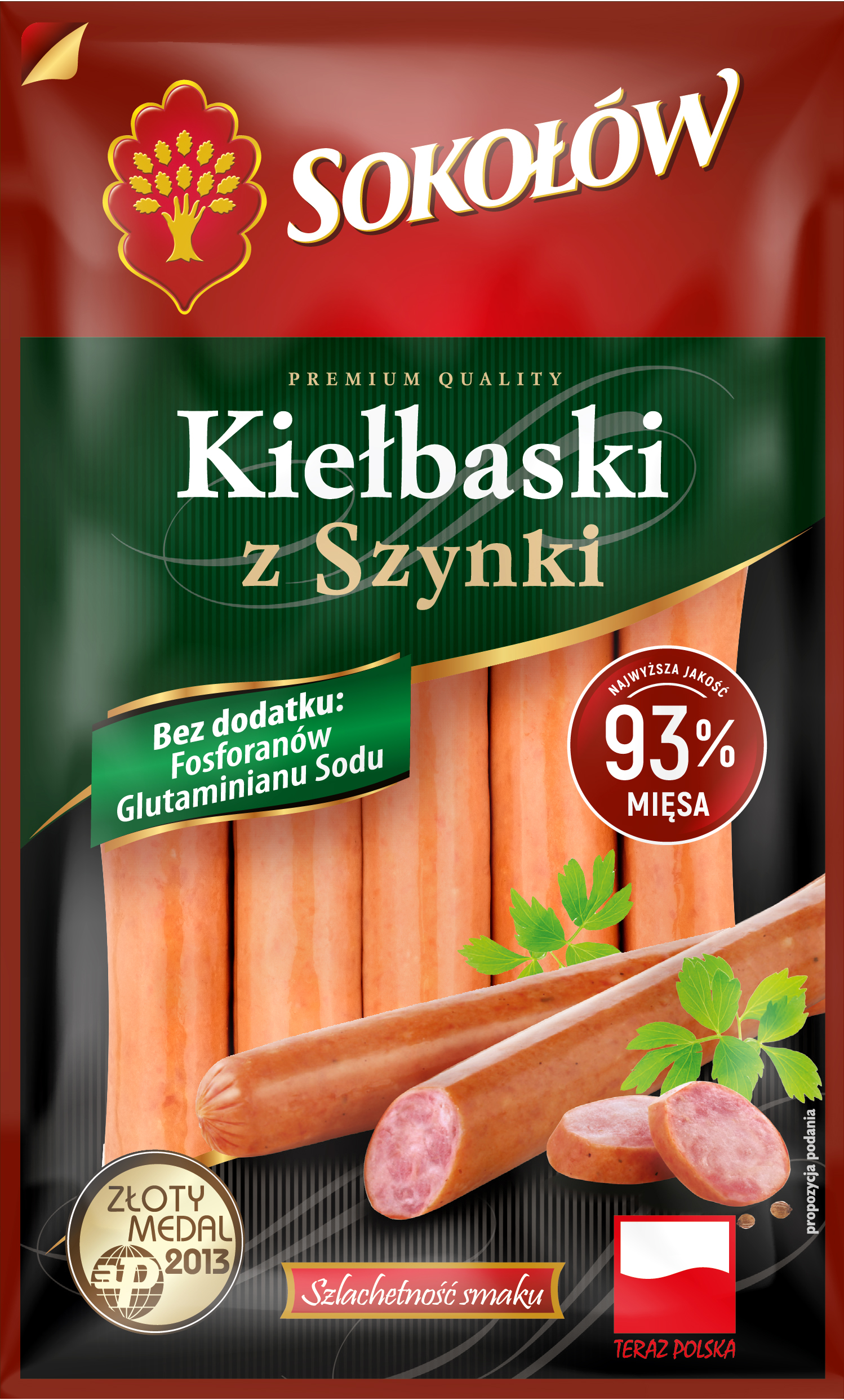 SOKOŁÓW Kiełbaski z szynki