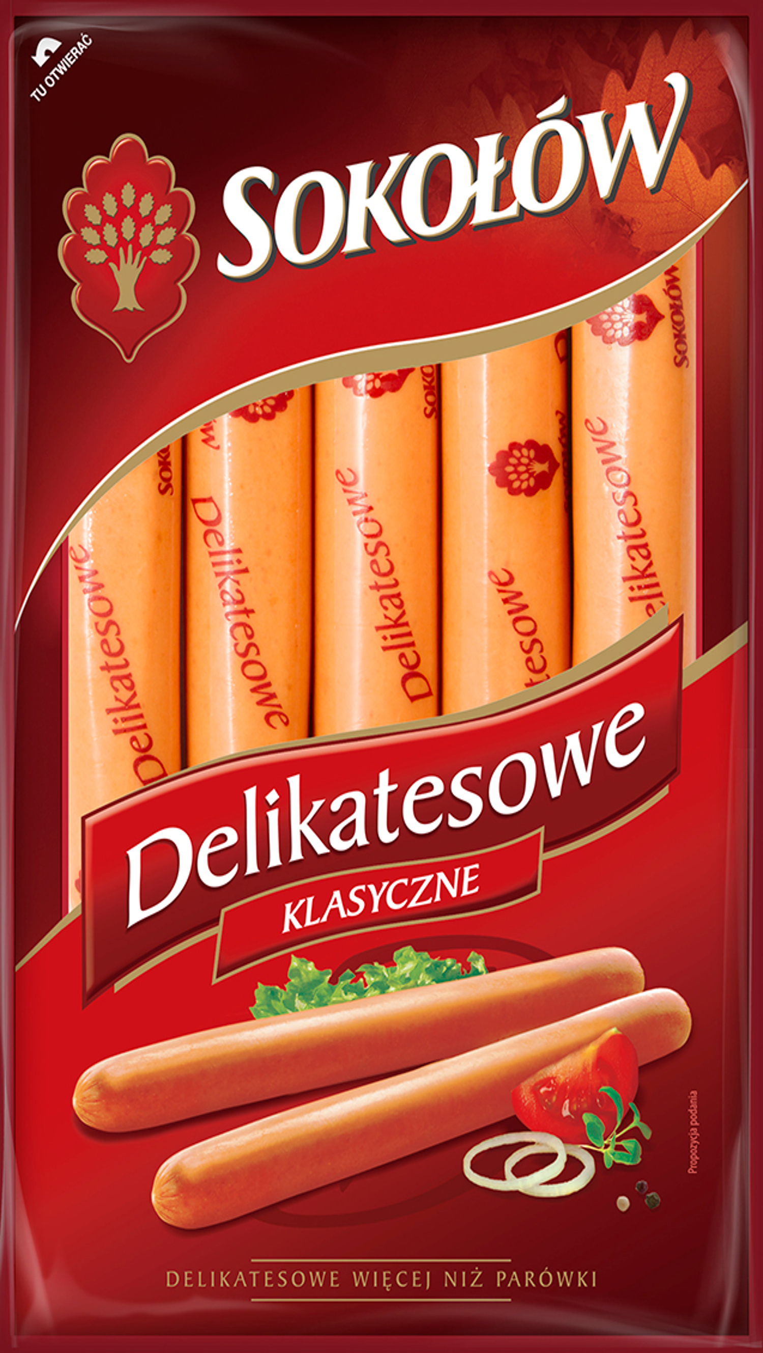 SOKOŁÓW Parówki delikatesowe klasyczne