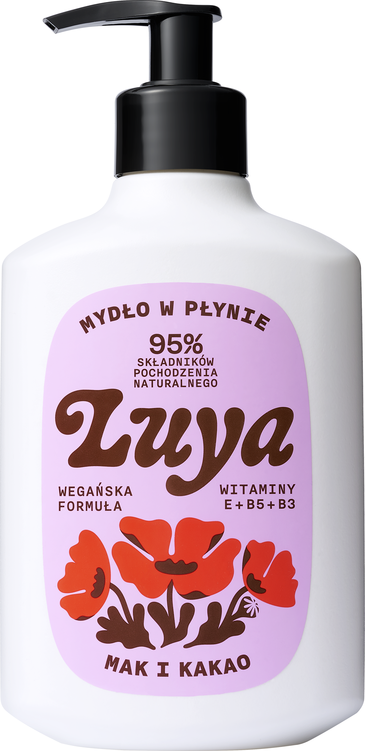 LUYA Mydło do rąk w płynie Mak i Kakao