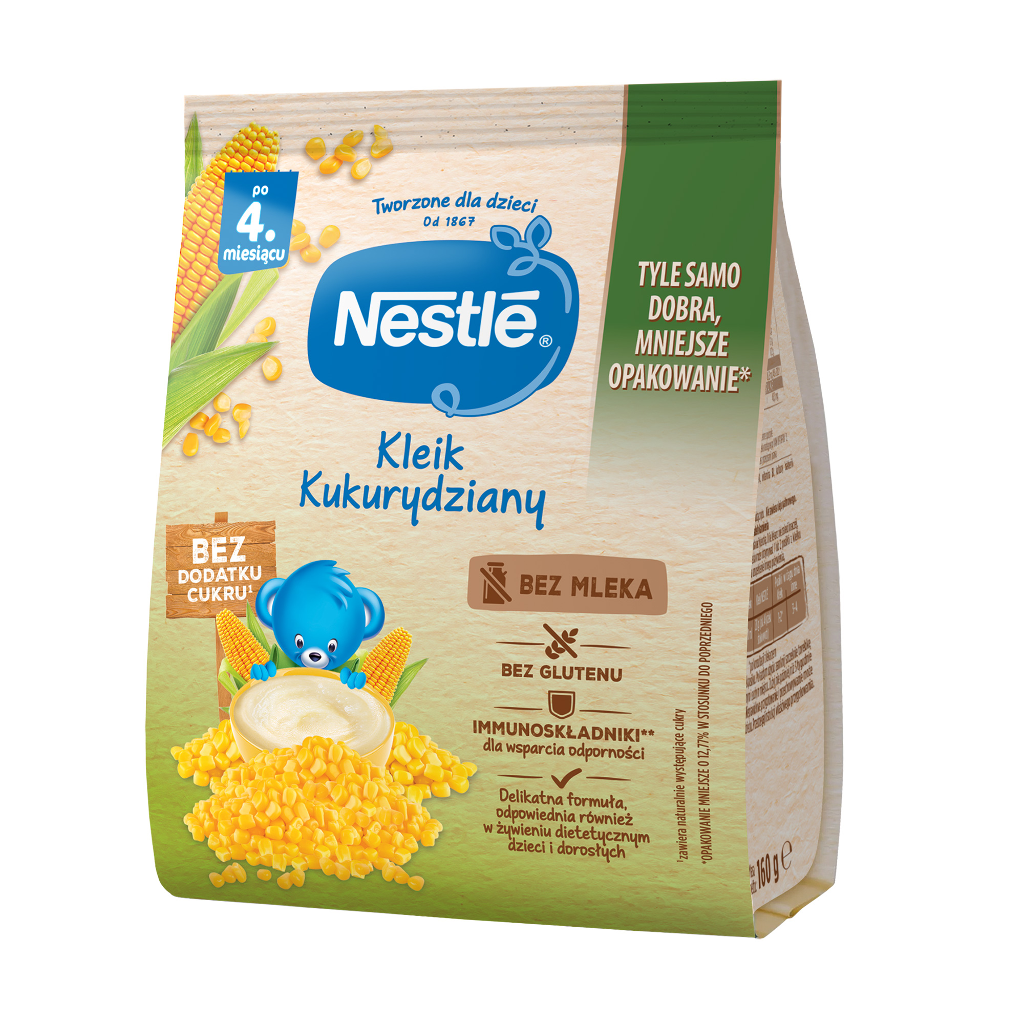 NESTLÉ Kleik kukurydziany dla niemowląt po 4 miesiącu frisco.pl