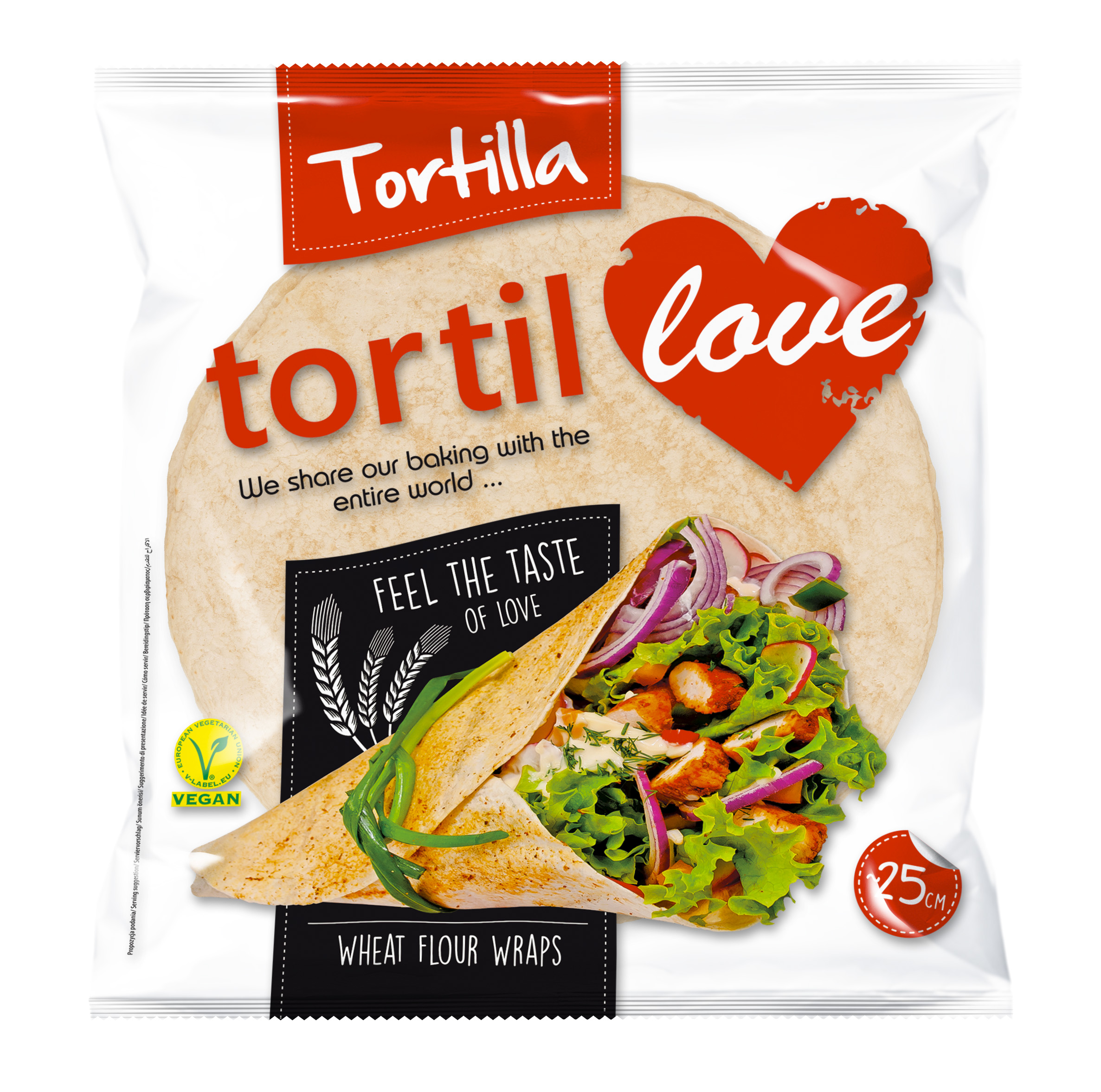 TORTILOVE Tortilla pszenna - 25 cm (4 szt.) frisco.pl