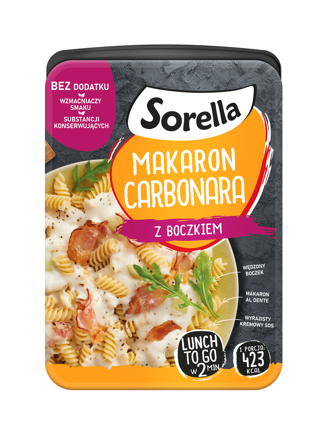 SORELLA Makaron carbonara z boczkiem