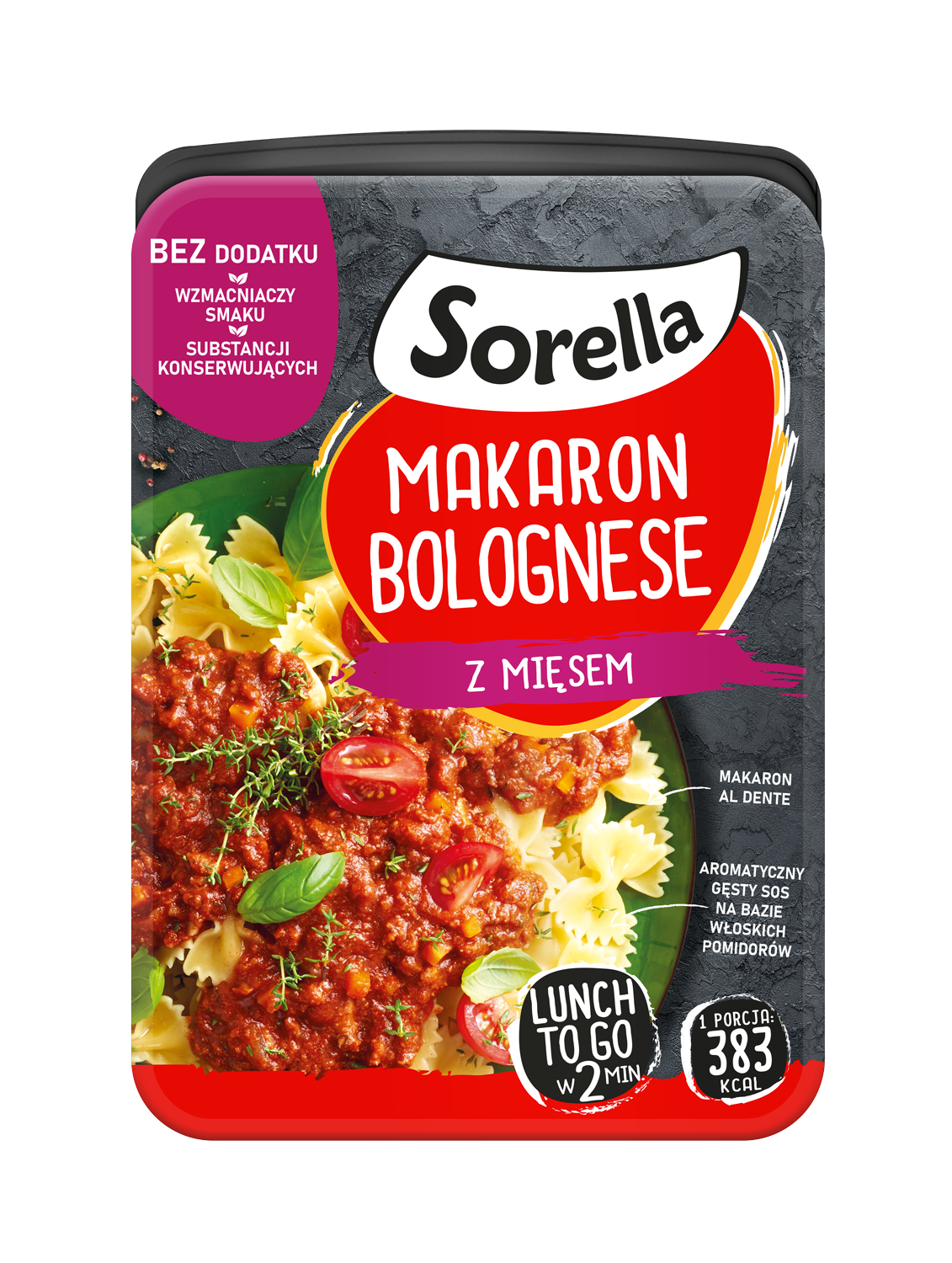 SORELLA Makaron bolognese z mięsem