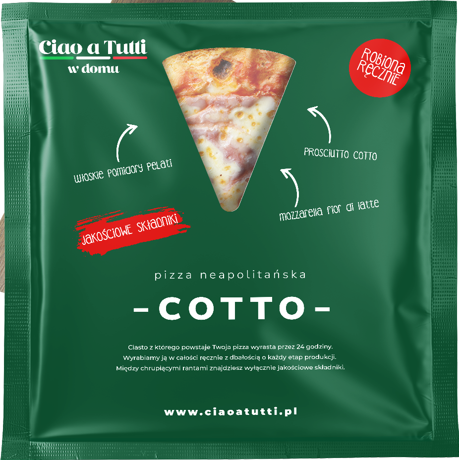 Ciao a Tutti w domu Pizza Cotto
