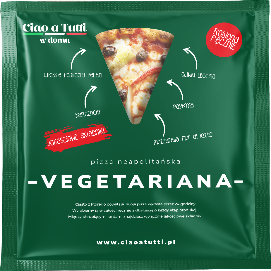 Ciao a Tutti w domu Pizza Vegetariana