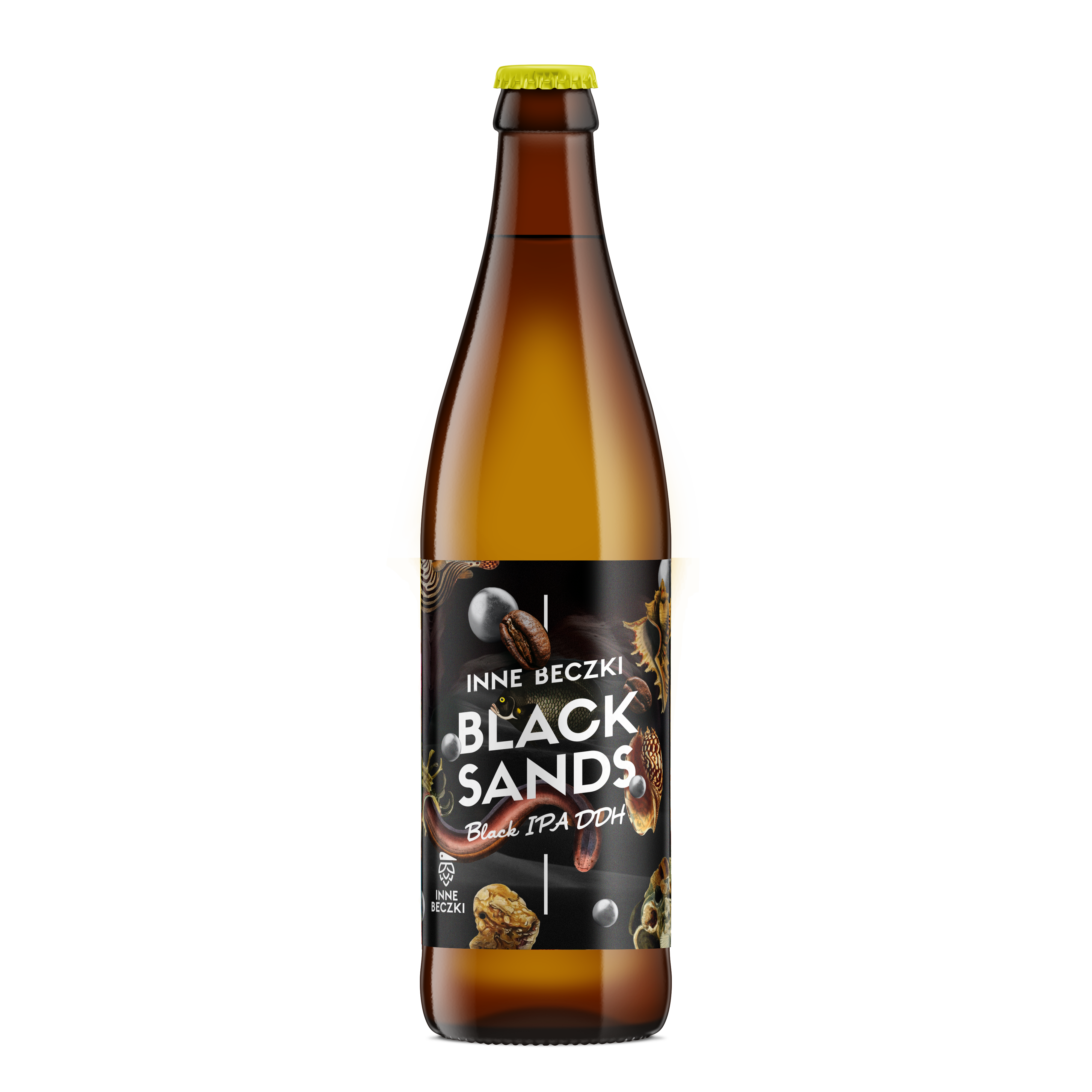 INNE BECZKI Black Sands Black IPA Piwo (butelka bezzwrotna)