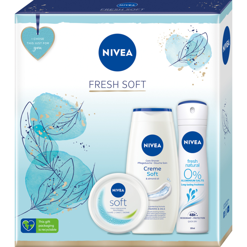 NIVEA Zestaw kosmetyków Fresh Soft