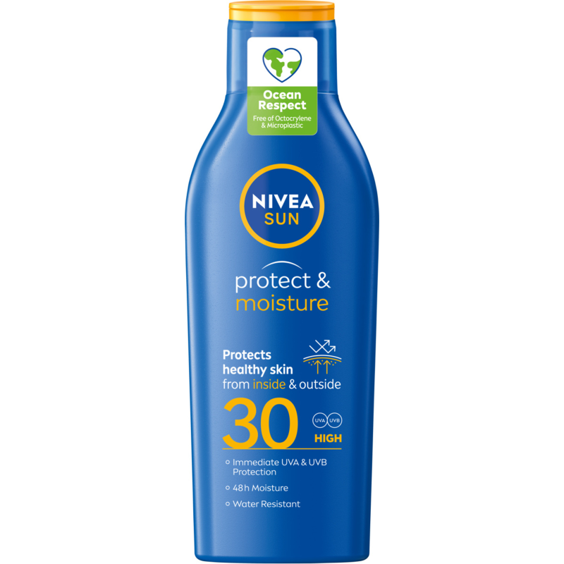 NIVEA SUN Protect & Moisture Nawilżający balsam do opalania SPF 30