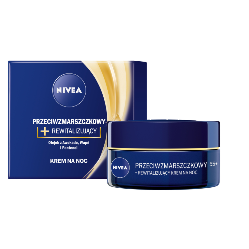 NIVEA Przeciwzmarszczkowy krem do twarzy na noc 55+ frisco.pl
