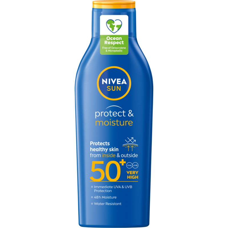 NIVEA SUN Protect & Moisture Nawilżający balsam do opalania SPF 50+
