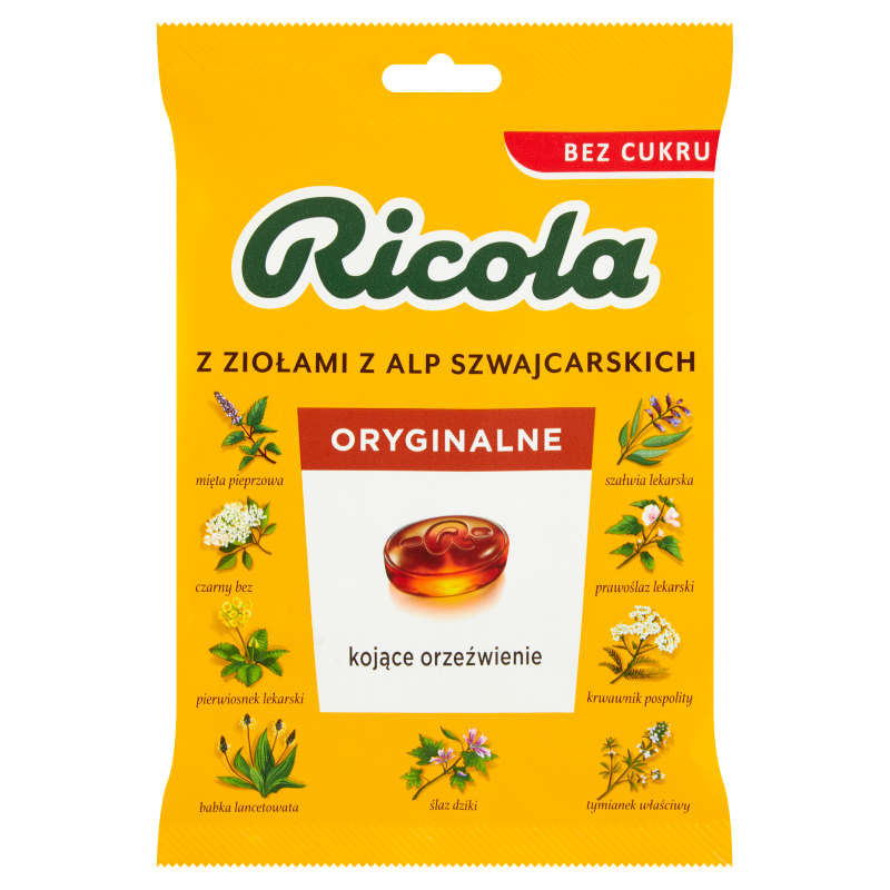 RICOLA Cukierki Oryginalne