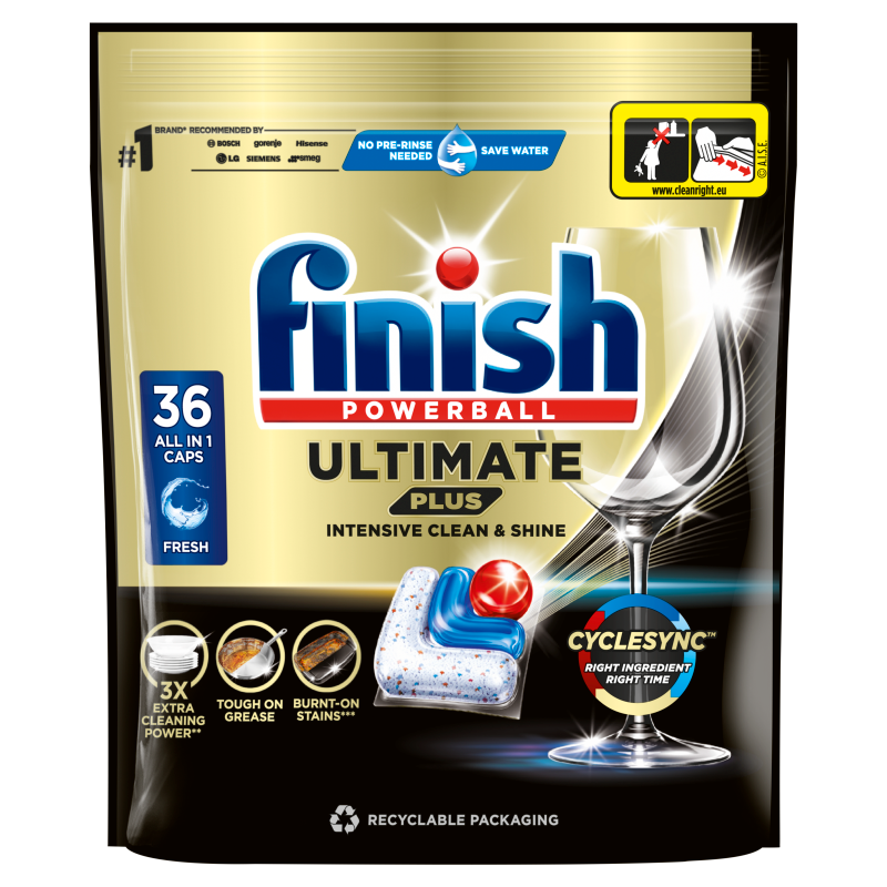 FINISH Ultimate Plus Kapsułki do zmywarki Fresh