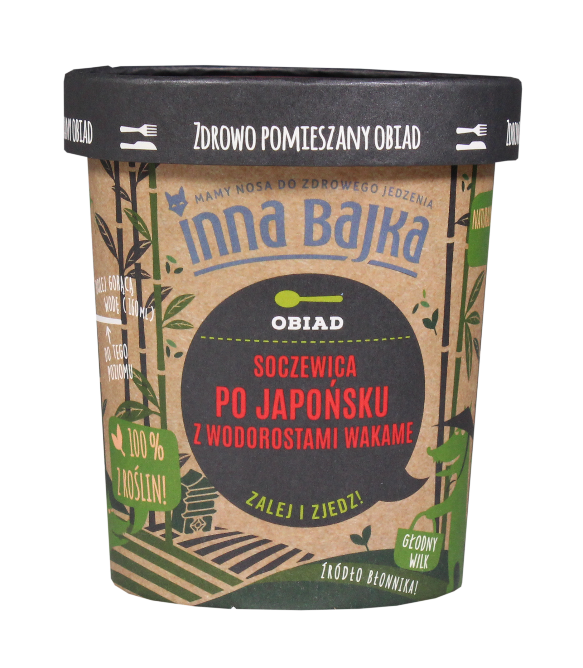 INNA BAJKA Obiad - japońska soczewica z wodorostami wakame
