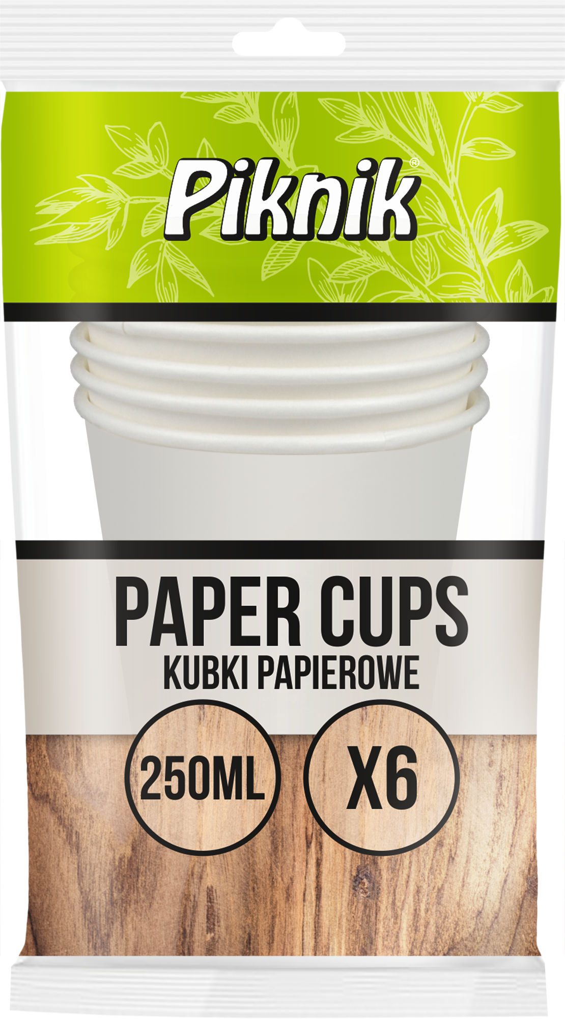 PGD Kubki papierowe 250 ml