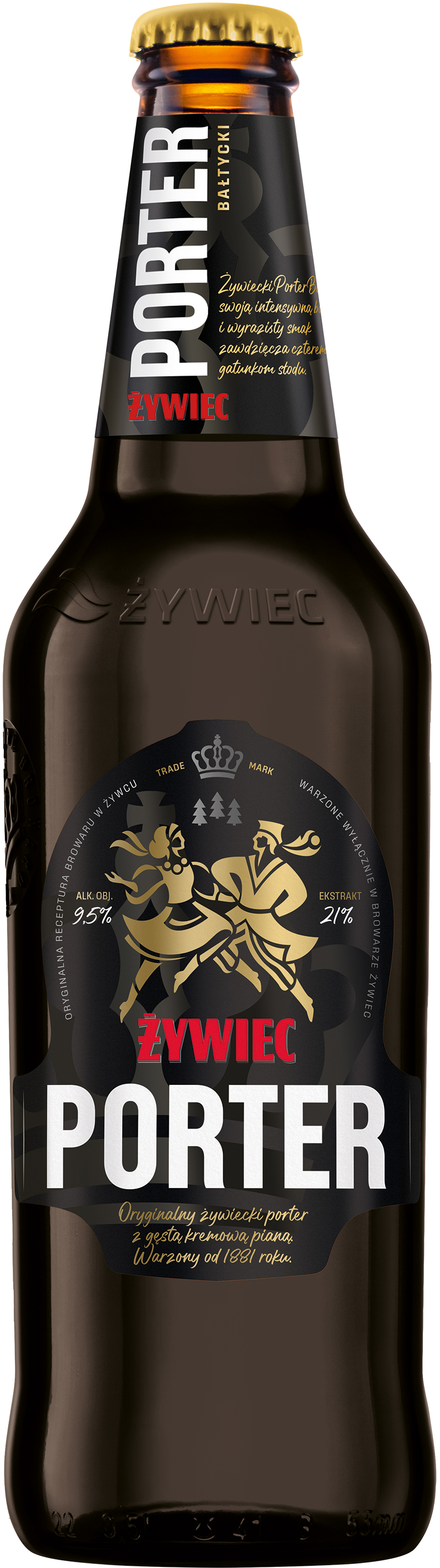 ŻYWIEC PORTER Piwo ciemne (cena zawiera 1 zł kaucji za butelkę)