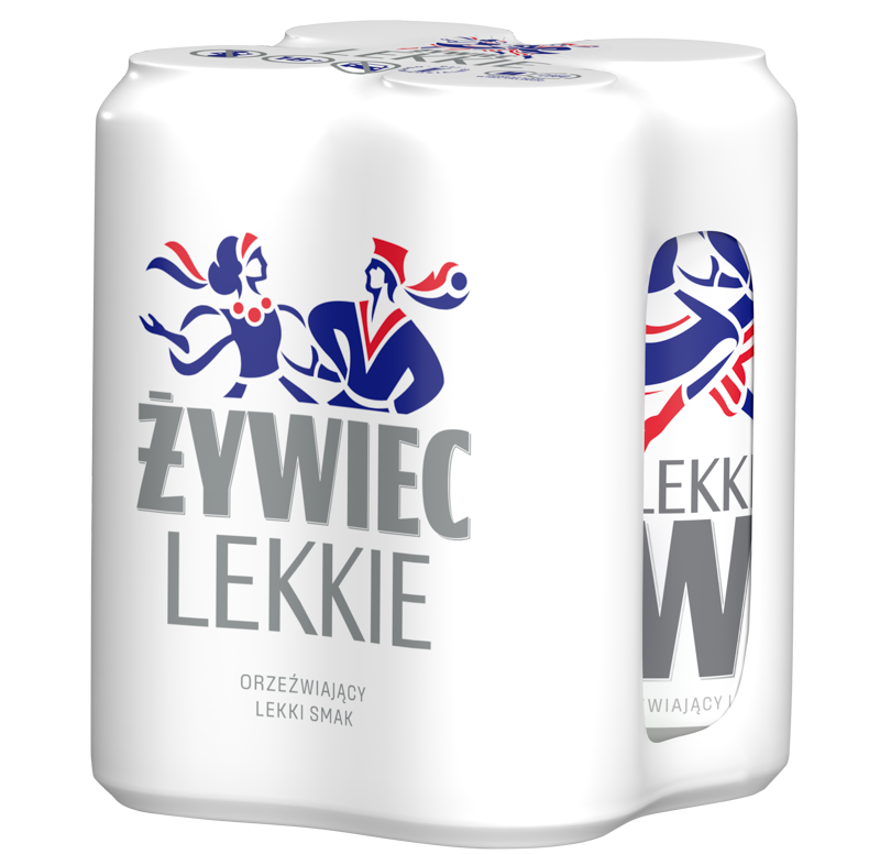 ŻYWIEC Piwo jasne lekkie 4x500 ml (puszka)