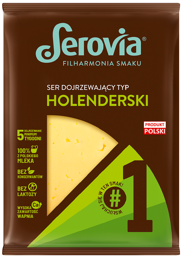 SEROVIA Ser żółty dojrzewający typ holenderski (plastry) frisco.pl