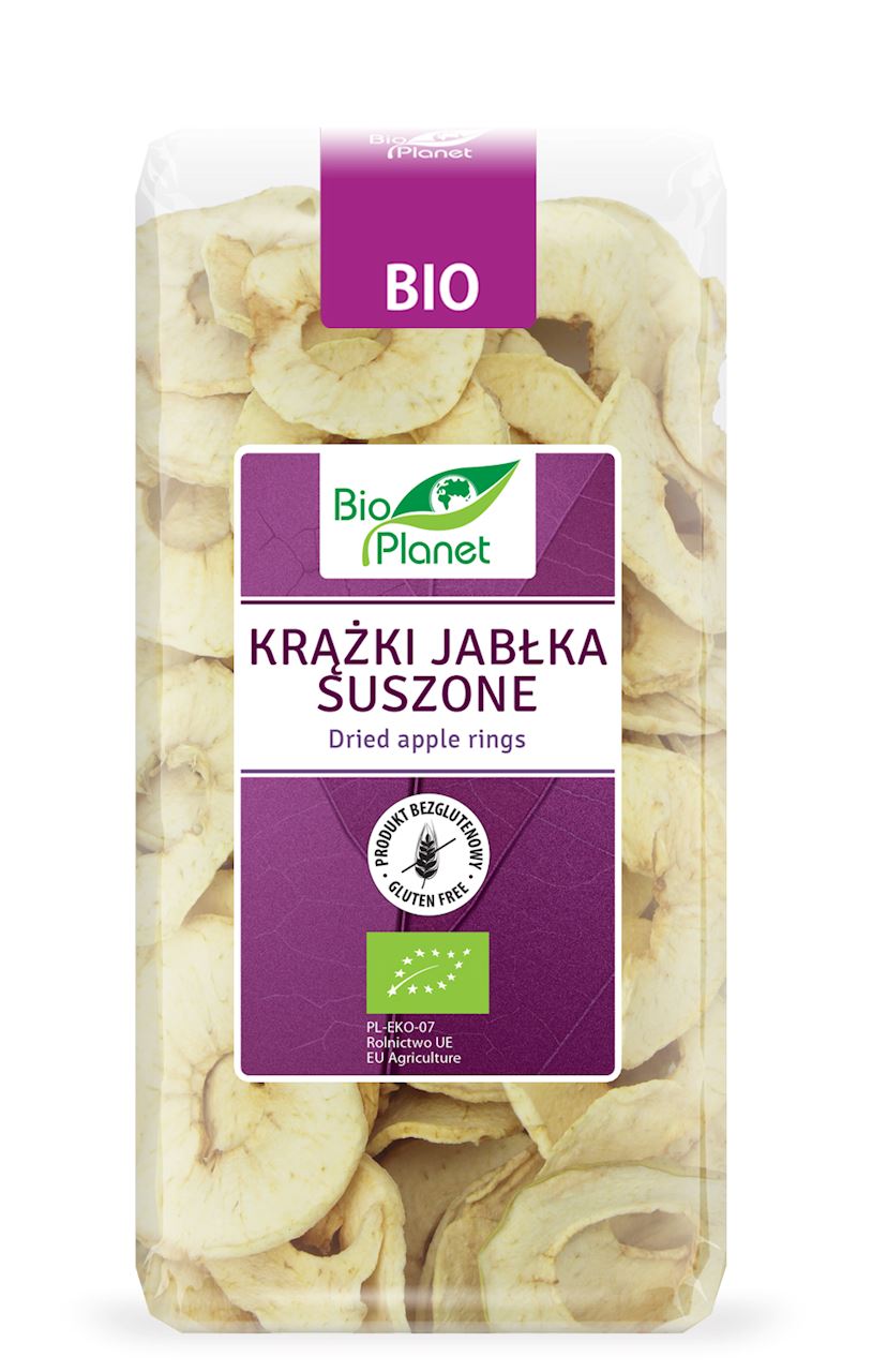 BIO PLANET Suszone krążki jabłka BIO