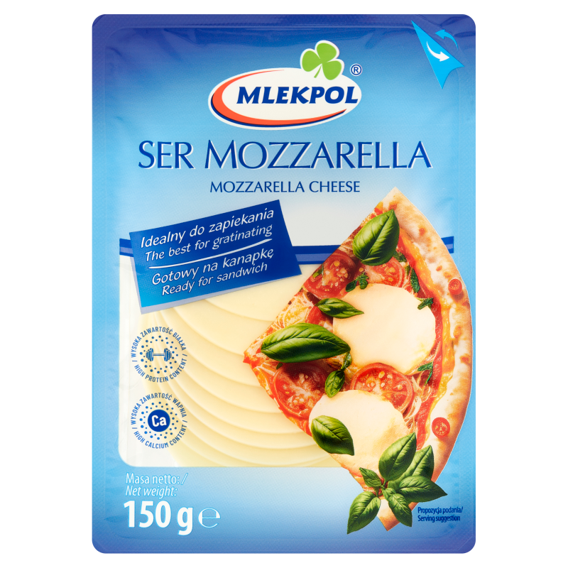 MLEKPOL Ser Mozzarella (plastry) frisco.pl