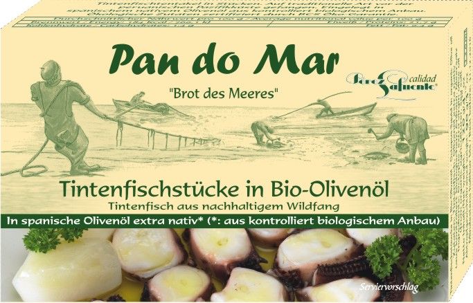 PAN DO MAR Kałamarnica humboldta w BIO oliwie z oliwek extra virgin