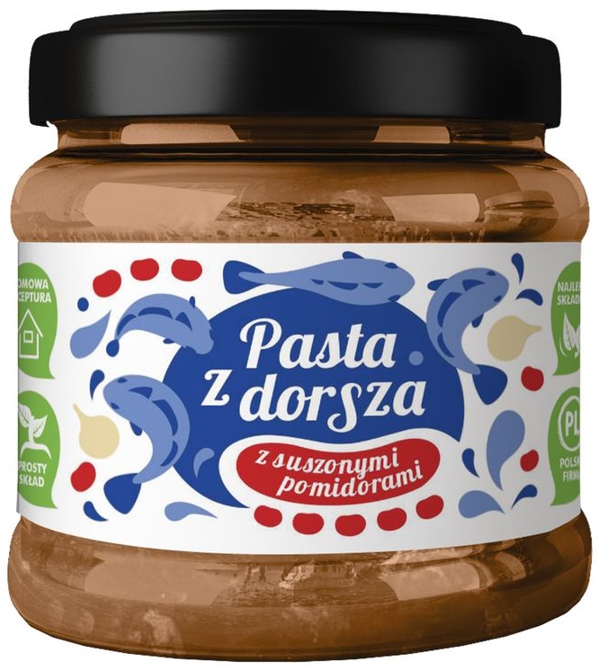 KUTER FISH Pasta z dorsza z suszonymi pomidorami