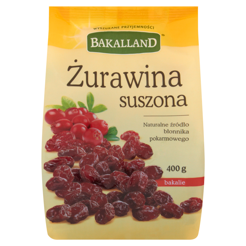 BAKALLAND Żurawina suszona (całe owoce) frisco.pl
