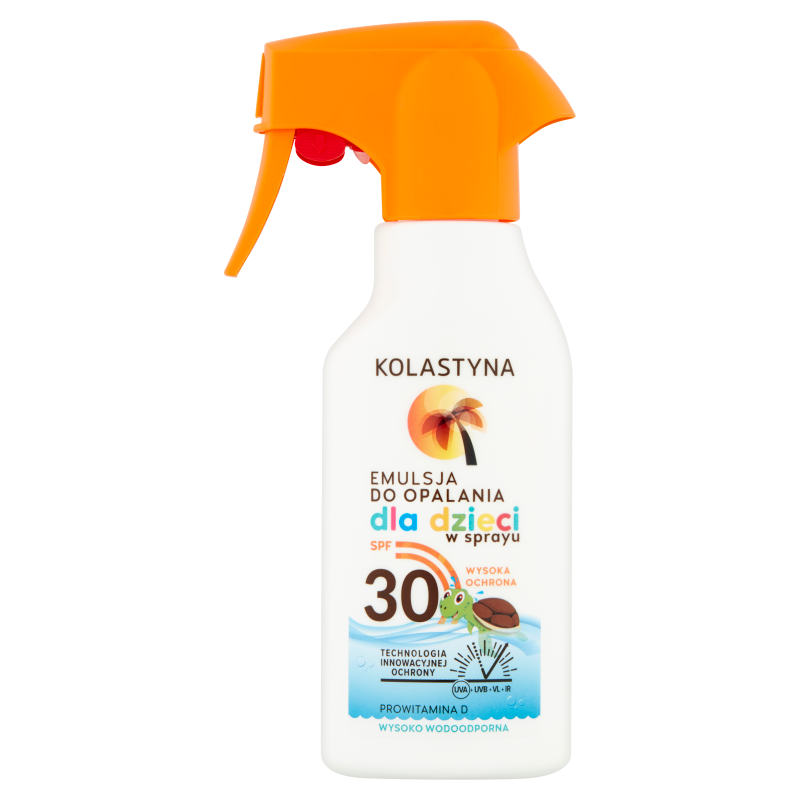 KOLASTYNA Emulsja do opalania dla dzieci w sprayu SPF30 frisco.pl