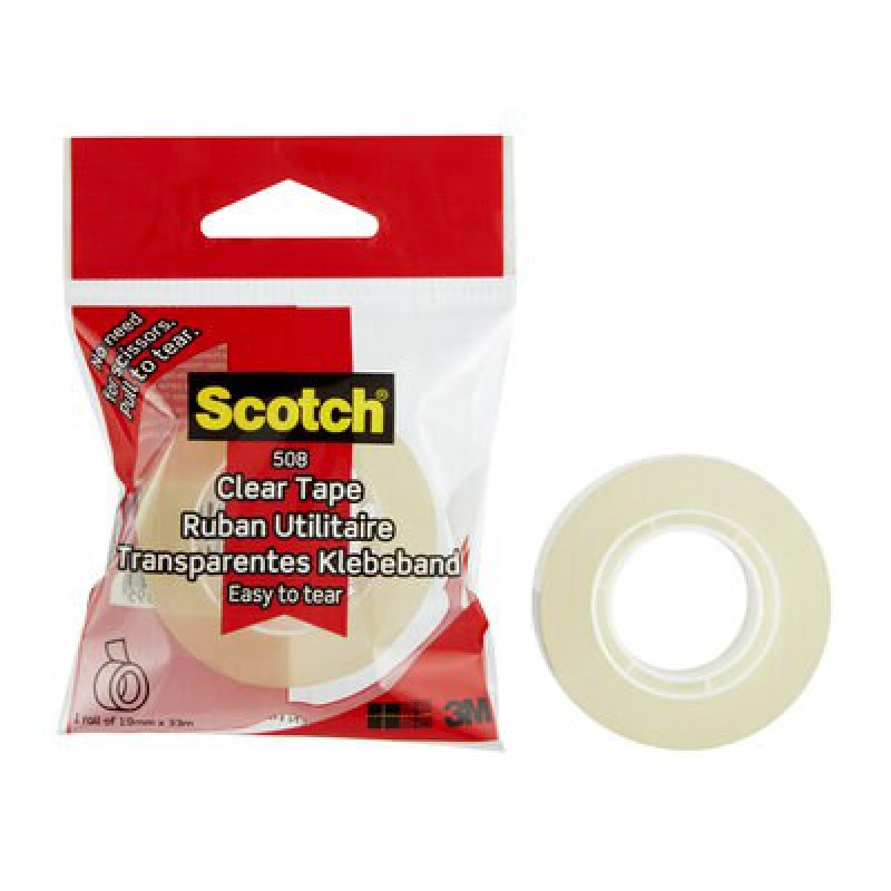 SCOTCH Taśma klejąca 19mmx33m przezroczysta