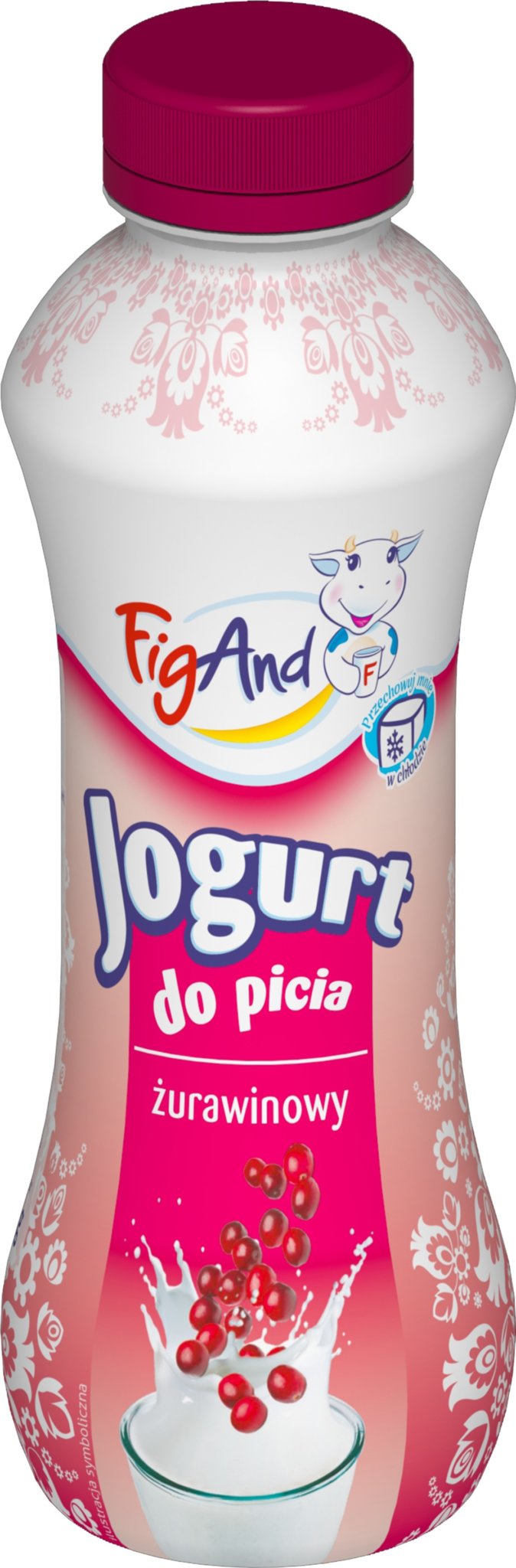 FIGAND Jogurt do picia żurawinowy