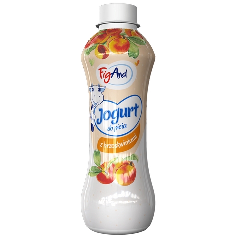 FIGAND Jogurt do picia brzoskwiniowy