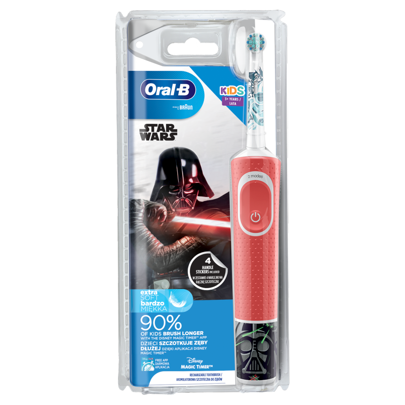 ORAL-B Kids Szczoteczka elektryczna z postaciami z „Gwiezdnych Wojen”