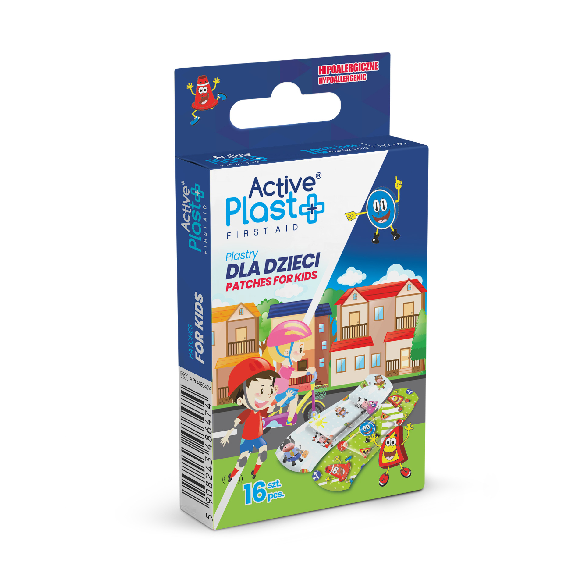 ACTIVE PLAST Plastry dla dzieci 16 szt.
