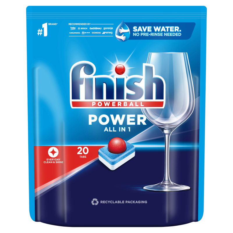 FINISH POWER All in 1 Tabletki do zmywarki Fresh 20 szt.