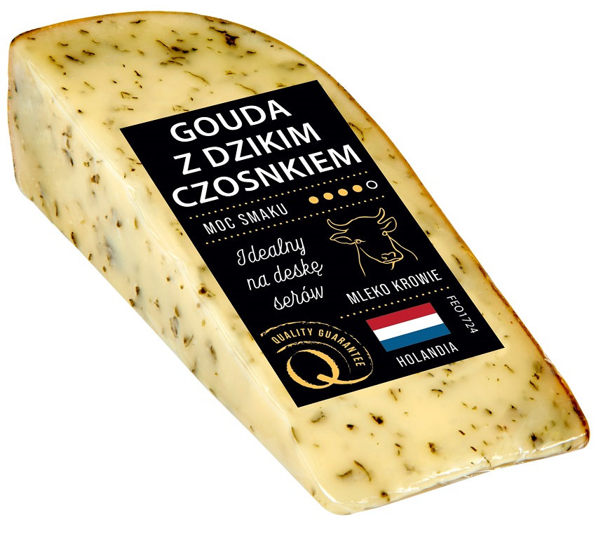 FRESH PACK Ser gouda z dzikim czosnkiem