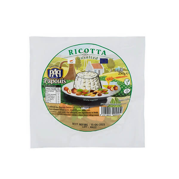 PAPOUIS Ser papouis ricotta