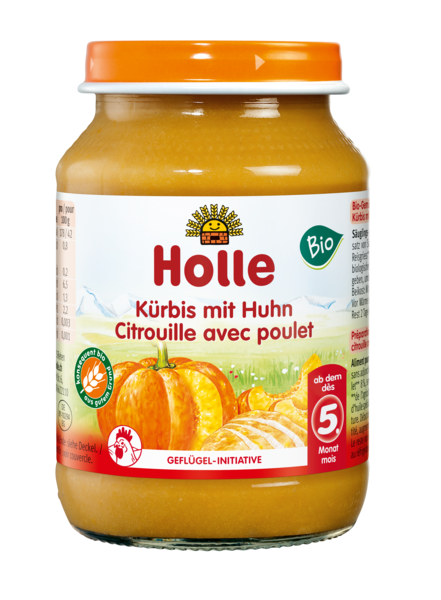 HOLLE Obiadek dynia z kurczakiem powyżej 5 miesiąca życia