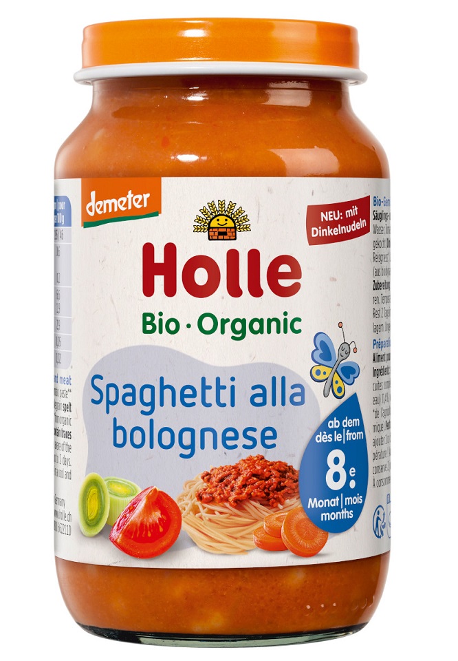 HOLLE Obiadek spaghetti bolognese powyżej 8 miesiąca życia
